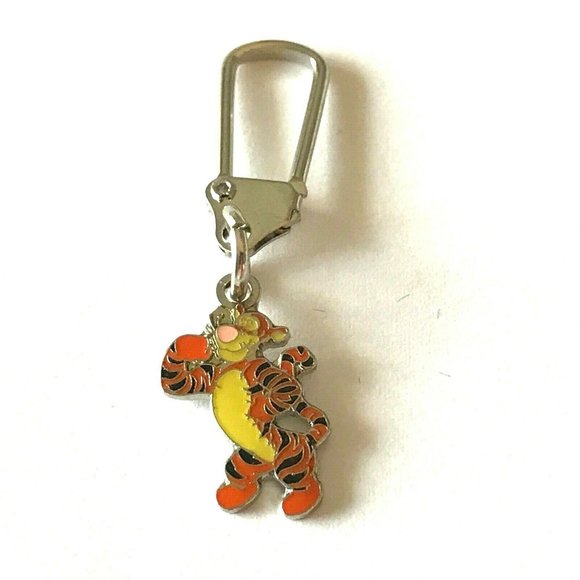Vintage Disney Tigger Zipper Pull Purse Charm Winnie The Pooh Vintage Disneyana - Picture 1 of 7